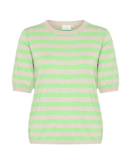 Kaffe Pullover 'KA Lizza'  beige-meleret / lysegrøn