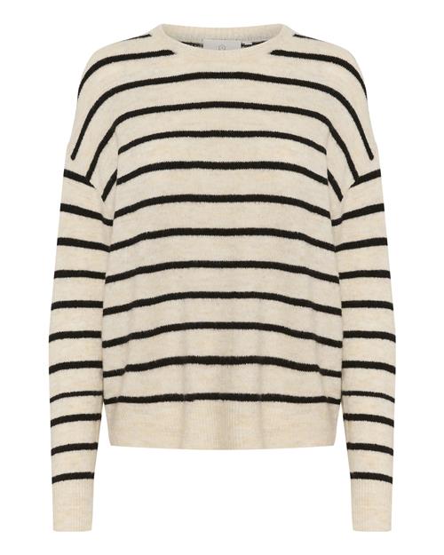 Kaffe Pullover 'KA Lida'  beige-meleret / sort
