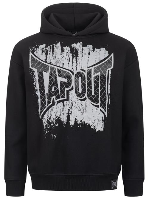 Tapout Pullover 'CF Hood'  lysegrå / sort