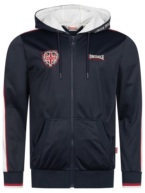 LONSDALE Træningsjakke  navy / blodrød / hvid