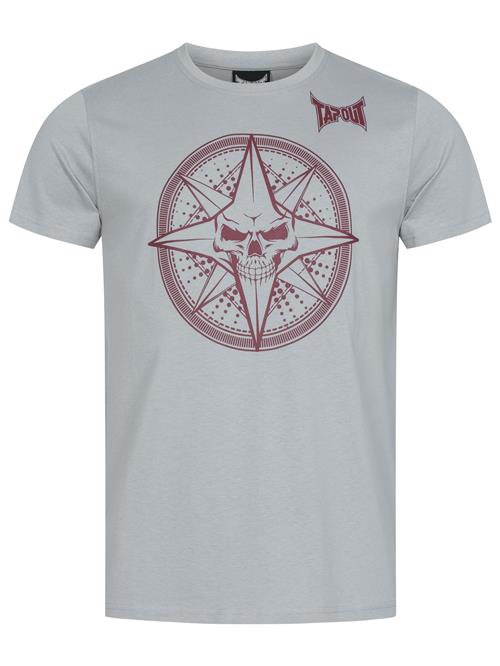 Tapout Bluser & t-shirts 'Skrape'  grå-meleret / carminrød