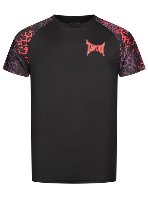 Tapout Funktionsskjorte 'Taproot'  mørkelilla / rød / sort