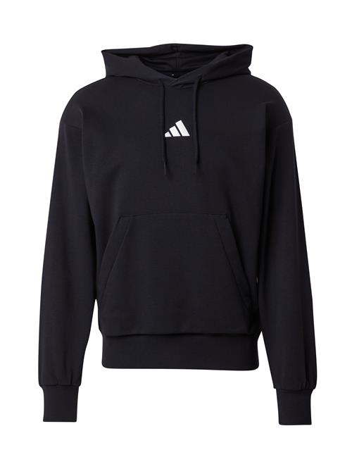 ADIDAS SPORTSWEAR Sportsweatshirt 'Essentials Feelcozy'  sort / hvid
