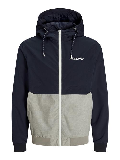 JACK & JONES Overgangsjakke 'JJERush'  navy / greige / hvid