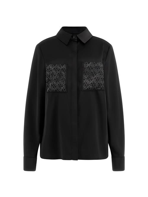 GUESS Bluse 'MARGUERITE'  sort / sølv