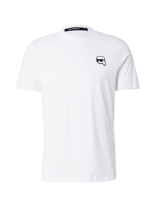 Se Karl Lagerfeld Bluser & t-shirts  ecru / sort / hvid hos About You