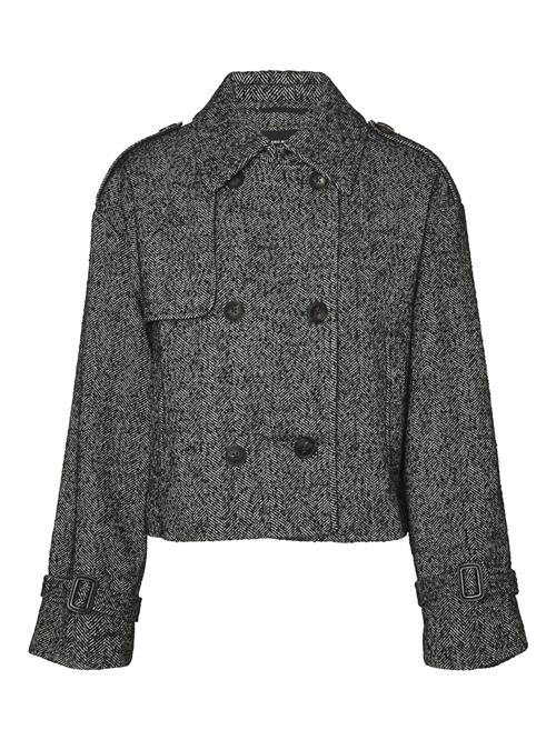 VERO MODA Overgangsjakke  sort-meleret