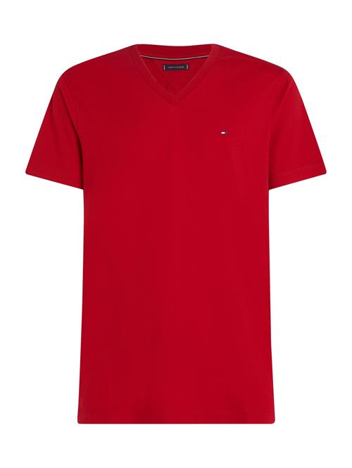 TOMMY HILFIGER Bluser & t-shirts 'ESSENTIAL'  mørkerød