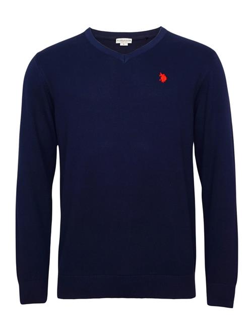 U.S. POLO ASSN. Pullover  mørkeblå / blodrød