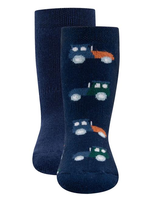 EWERS Sokker  navy / grøn / orange / hvid