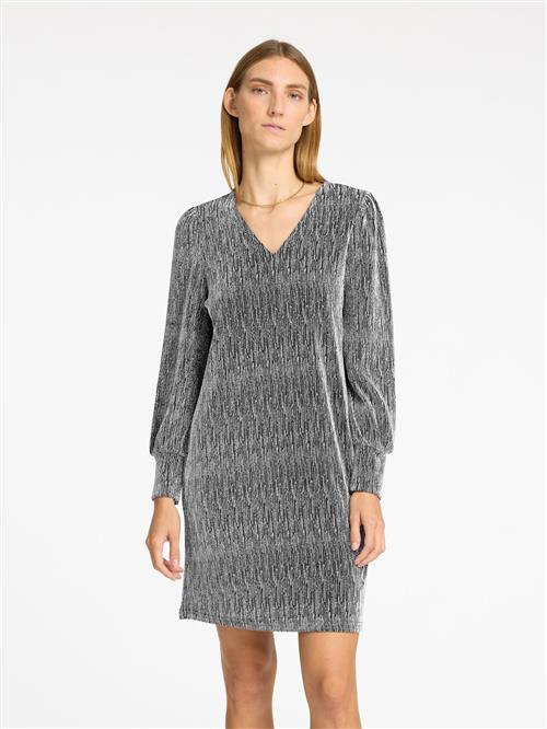 SELECTED Kjole  grå-meleret