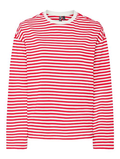 Se PIECES Shirts 'PCSadie'  rød / hvid hos About You
