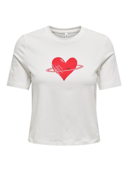 ONLY Shirts 'ONLVallie'  rød / sort / hvid