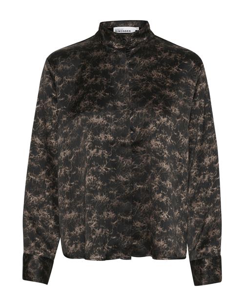 KAREN BY SIMONSEN Bluse 'Ora'  beige / sort