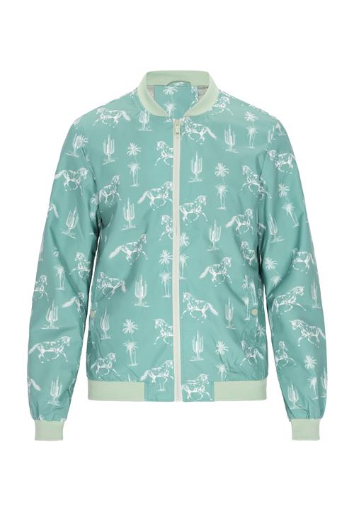 COSIMON Overgangsjakke  turkis / pastelgrøn / offwhite