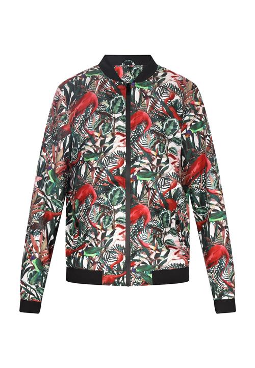 COSIMON Overgangsjakke  brun / mørkegrøn / rød / hvid