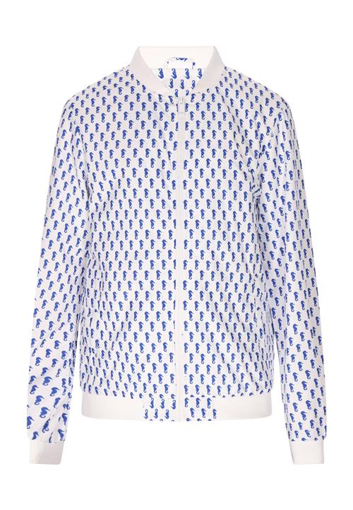 COSIMON Overgangsjakke  ensian / hvid