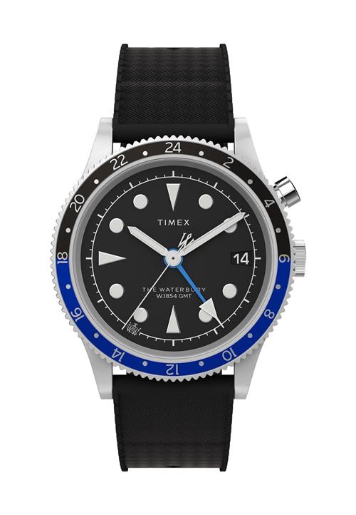 TIMEX Analogt ur 'Waterbury Traditional'  blå / sort / sølv