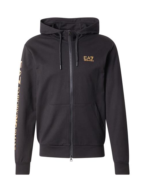 EA7 Emporio Armani Sweatjakke  guld / sort
