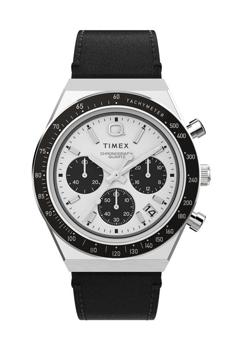 TIMEX Analogt ur  sort / sølv