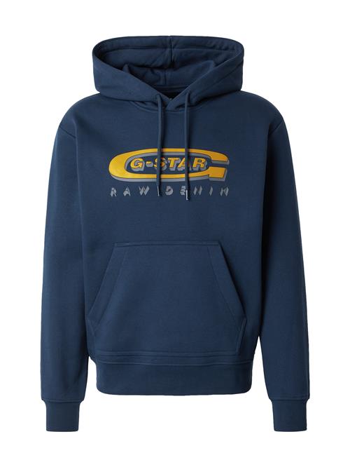 G-STAR Sweatshirt 'Old Skool'  ensian / grå / orange