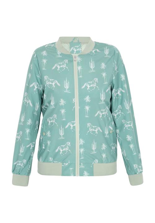 NALLY Overgangsjakke  creme / turkis