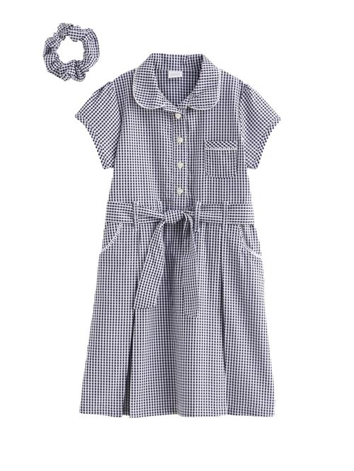 Next Kjole  navy / hvid