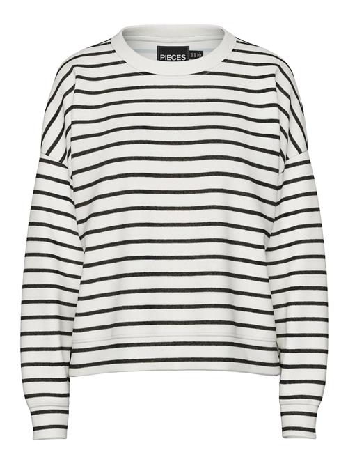 PIECES Sweatshirt 'Chilli'  sort / offwhite