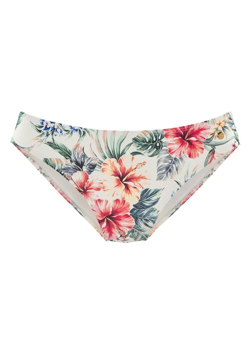 LASCANA Bikinitrusse  creme / grøn / orange / rød