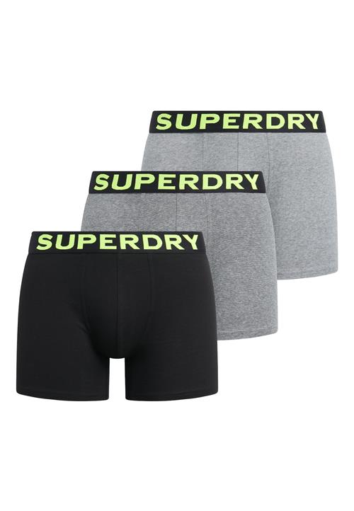 Superdry & Co Boksershorts  grå / lime / sort
