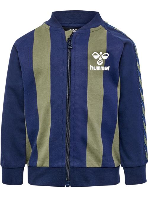 Hummel Sportssweatjakke  mørkeblå / oliven / hvid