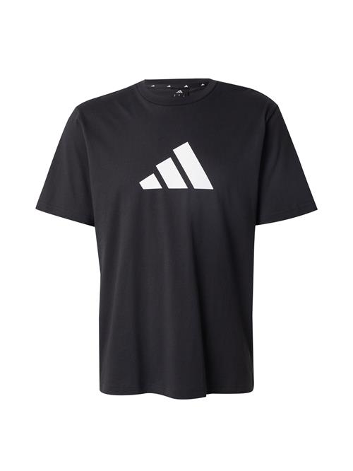 ADIDAS SPORTSWEAR Funktionsskjorte 'FI 3BAR'  sort / hvid