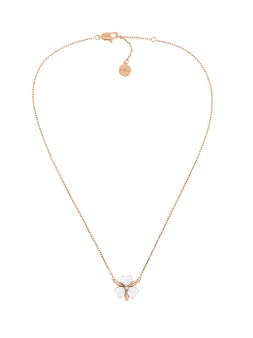 Furla Jewellery Kæde 'Flora'  rosa guld / hvid