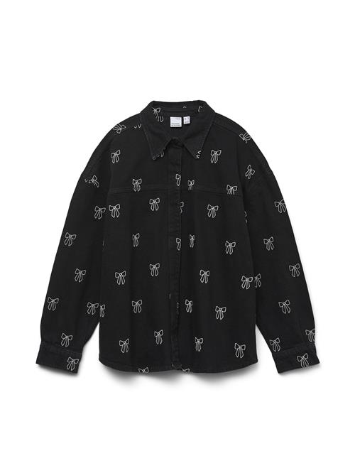 VERO MODA Bluse 'Hayden'  sort / hvid