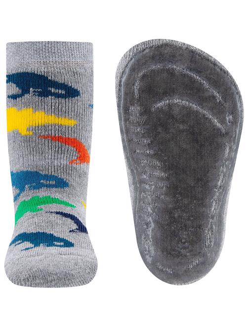 EWERS Sokker 'Dinos'  navy / grå-meleret / mørkeorange / blodrød