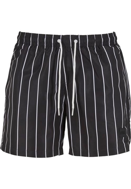 Urban Classics Badeshorts  sort / hvid