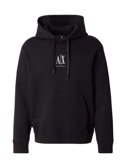 ARMANI EXCHANGE Sweatshirt  sort / hvid