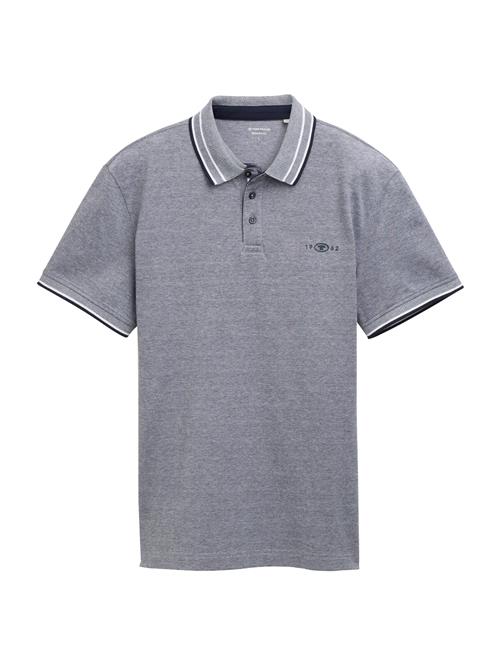 TOM TAILOR Bluser & t-shirts  grå-meleret / sort / hvid