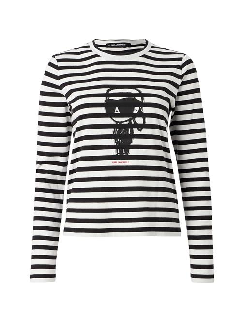 Karl Lagerfeld Shirts 'IKON'  sort / hvid