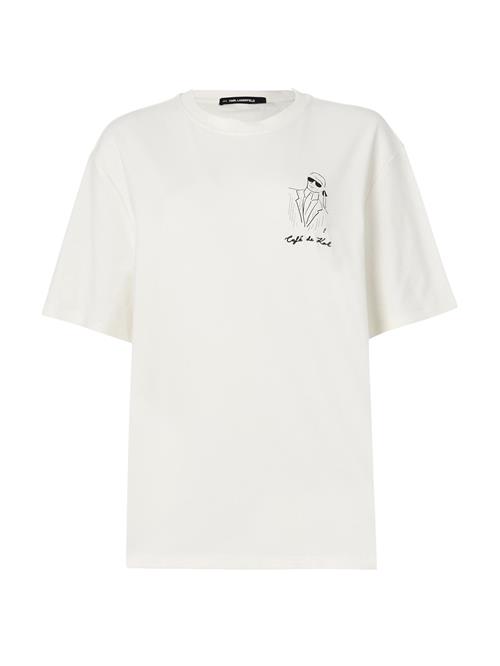Karl Lagerfeld Shirts 'Karl Lagerfeld  x Jorge Parra'  creme / sort