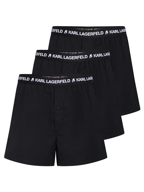 Karl Lagerfeld Boksershorts  sort / hvid