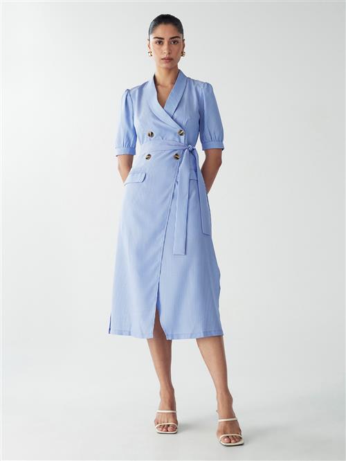 Willa Kjole 'Hampton'  blå / hvid