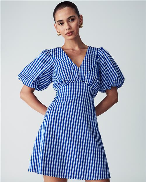 St MRLO Sommerkjole 'Allis'  koboltblåt / lyseblå / hvid