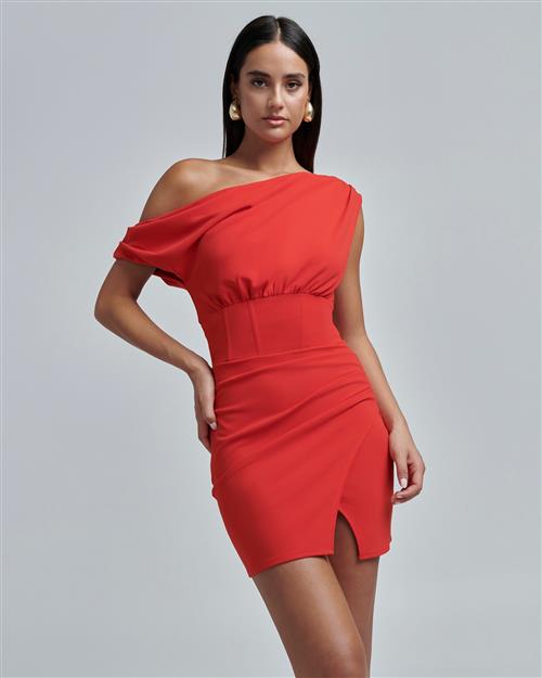 BWLDR Kjole 'Rhodia'  blodrød