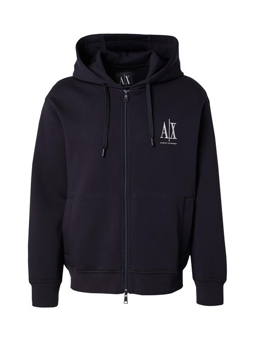 ARMANI EXCHANGE Sweatjakke  marin / hvid
