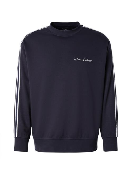 ARMANI EXCHANGE Sweatshirt  navy / hvid