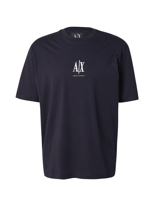 ARMANI EXCHANGE Bluser & t-shirts  natblå / hvid