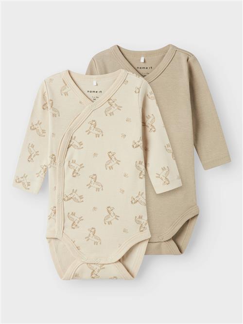 NAME IT Sparkedragt/Body  beige / brun