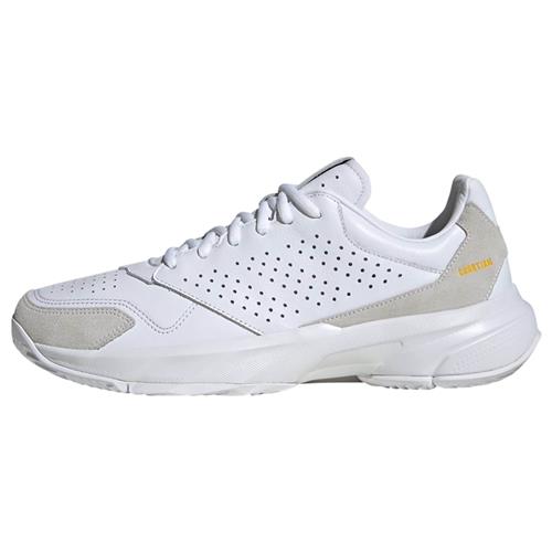 ADIDAS PERFORMANCE Sportssko 'Courtjam Control 3 Premium'  gylden gul / taupe / hvid