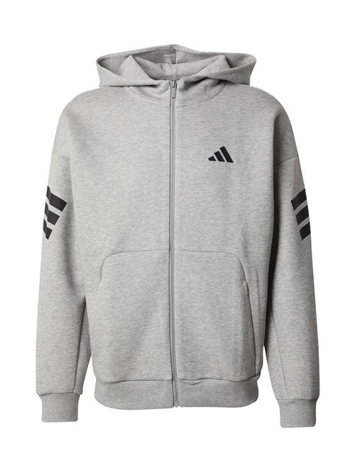 ADIDAS SPORTSWEAR Sportssweatjakke  grå / sort